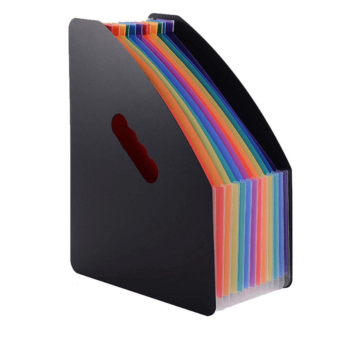 13 Compartments A4 File Folder Portrait Magazine Holder Expandable ...