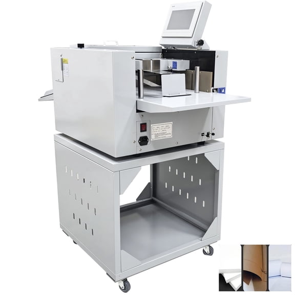 13" Creasing Perforating Machine Full Automatic Electric Digital Touch Control 110V