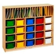 thumbnail image 1 of 13 D x 47.75 W x 42 H in. Mobile Folder And Tray Cubby, 1 of 1