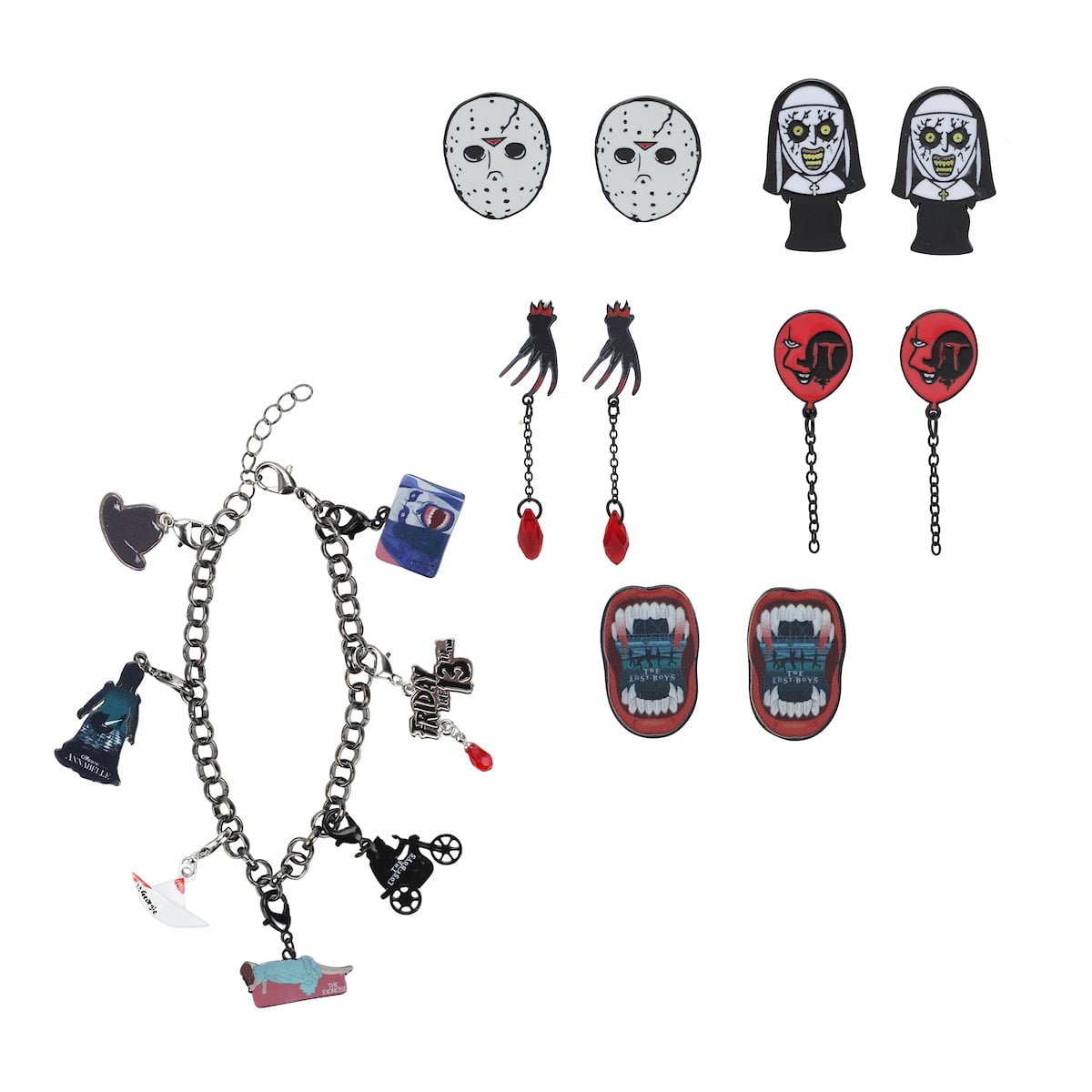 Horror bracelet charms sale