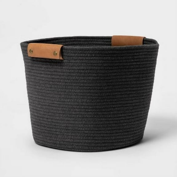13" Decorative Coiled Rope Basket