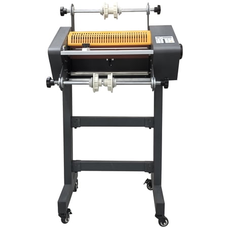 13" Electric Double-sided Laminator Cold and Heat Laminating Machine 110V