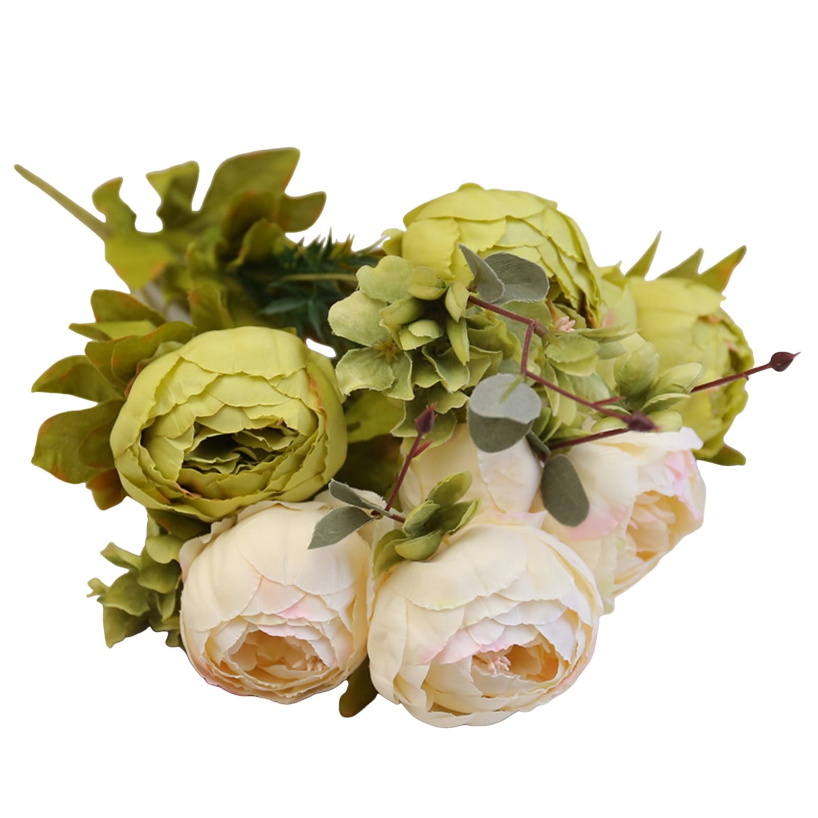 13 European Style Core Peony Flowers Home Table Dress Wedding