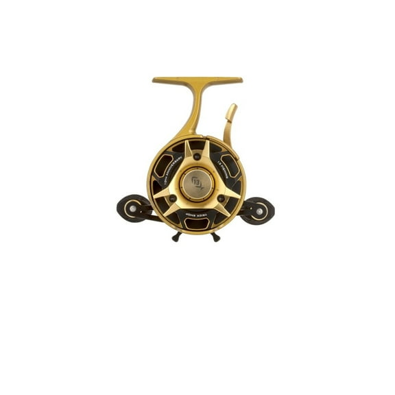 13 FISHING - Freefall Carbon - Inline Ice Fishing Reel - 10th Anniversary Trick Shop Edition - 2.5:1 Gear Ratio - RH Retrieve - BBCFFWTS10A-2.5-RH
