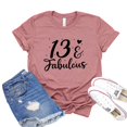 thumbnail image 1 of 13 & Fabulous T-shirt Sassy Tee Classy Shirt Women's Birthday Gift Teenager Shirts Party Tshirt, 1 of 3