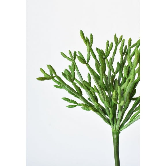 13" Faux Green Pencil Cactus Stem Succulent