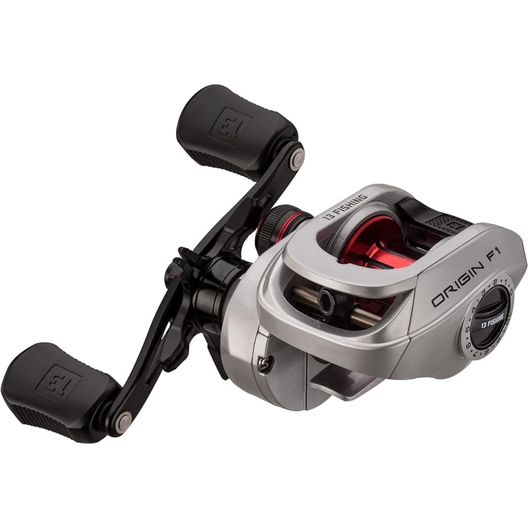 13 Fishing Origin F1 Baitcast Fishing Reel (Clam Pack) - Left Hand Retrieve 13 Fishing Origin F1 Baitcast Fishing Reel (Clam Pack) - Left Hand Retrieve