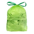 thumbnail image 1 of 13 Gal. 1 Mil. Compostable Trash Bags with drawstring, Eco-Friendly, Heavy-Duty (30-Count), 1 of 10