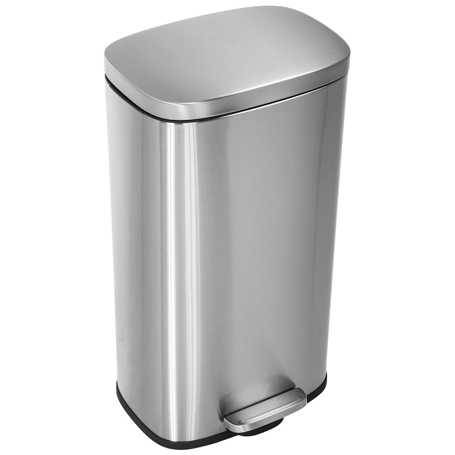 13 Gallon/50 L Kitchen Trash Can with Lid,Garbage Can for Office