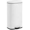 thumbnail image 1 of 13 Gallon (50 L) Trash Can, Stainless Steel Kitchen Garbage Can, Recycling or Waste Bin, Soft Close, Step-On Pedal, Removable Inner Bucket, Silver ULTB050E01, 1 of 10