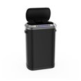 13 Gallon 50L Stainless Steel Smart Trash Can with Sensor Super Quiet
