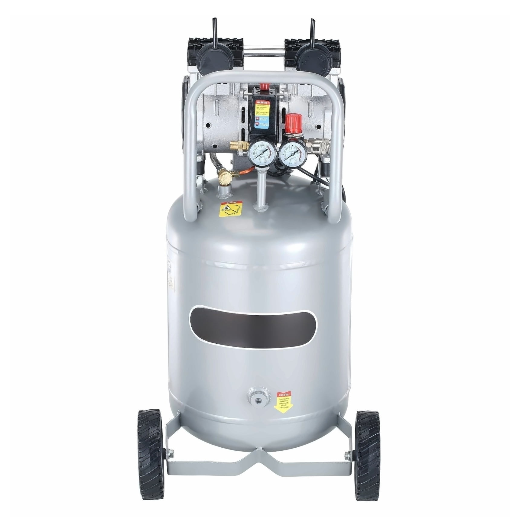 13 Gallon Air Compressor, 2HP Oil-Free, 4.6 SCFM@90PSI, 66dB Quiet, for Tire Inflation, Auto Repair, Woodworking, Spray Painting
