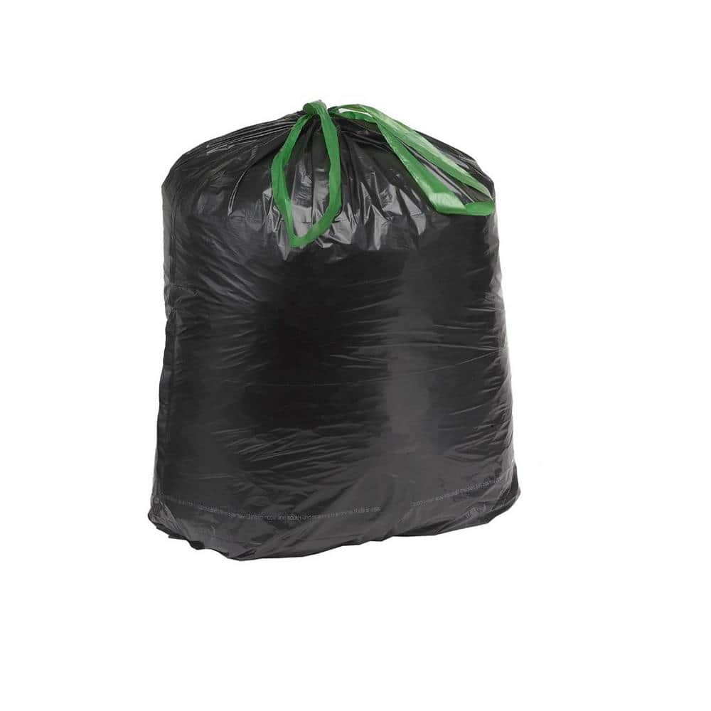 13 Gallon Black and White Tall Kitchen Trash Bags (200Count)