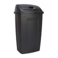thumbnail image 1 of Alcxsopfd 13 Gallon Plastic Swing Top Kitchen Garbage Can - Removable Lid - Black, 1 of 4