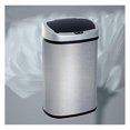 13 Gallon Stainless Steel Kitchen Trash Can with Lid Touchless