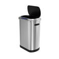 13 Gallon StainlessSteel Smart Automatic Trash Can with Super Mute