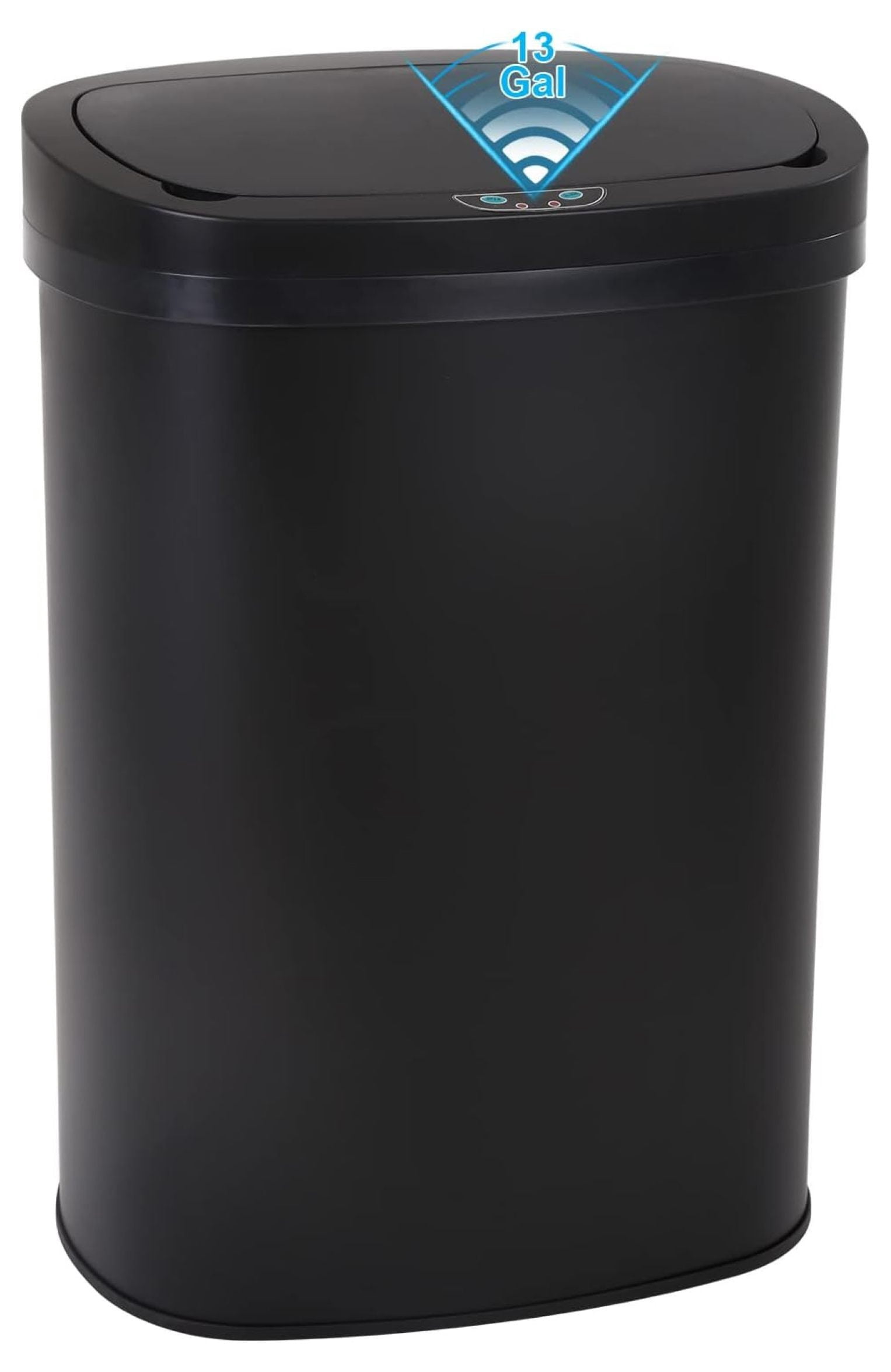13 Gallon Touch Free Automatic Stainless Steel Trash Can Garbage Can ...