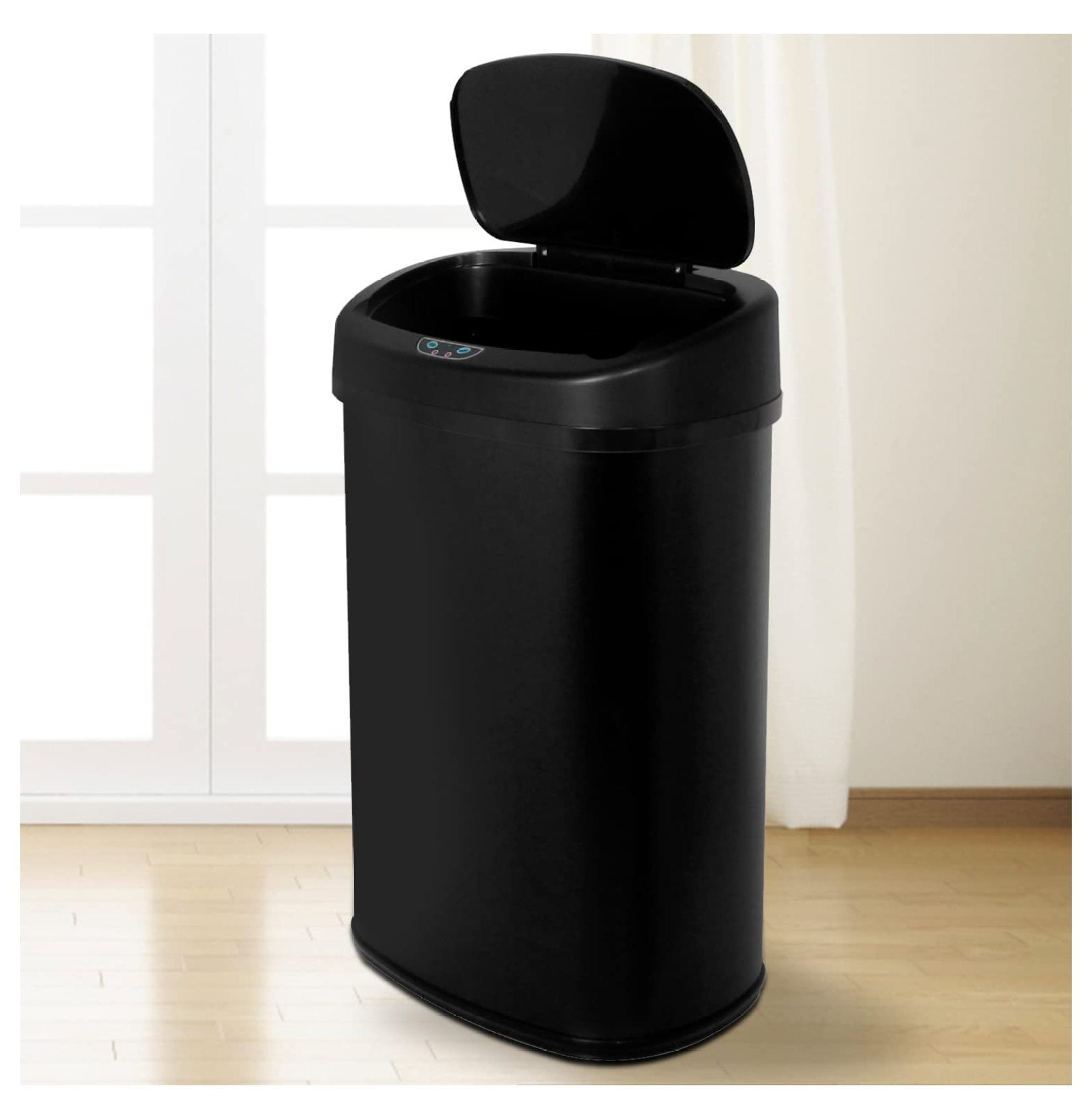 13 Gallon Trash Can Automatic Kitchen Garbage Can EasyClean 50L