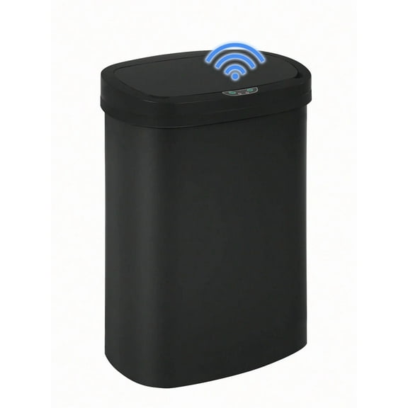 13 Gallon Trash Can Kitchen Trash Can Automatic Garbage Can With Lid Touch Free High-Capacity Motion Sensor For Home Kitchen Bedroom Bathroom Office Kitchen Waste Bin Wateproof Trash Bin