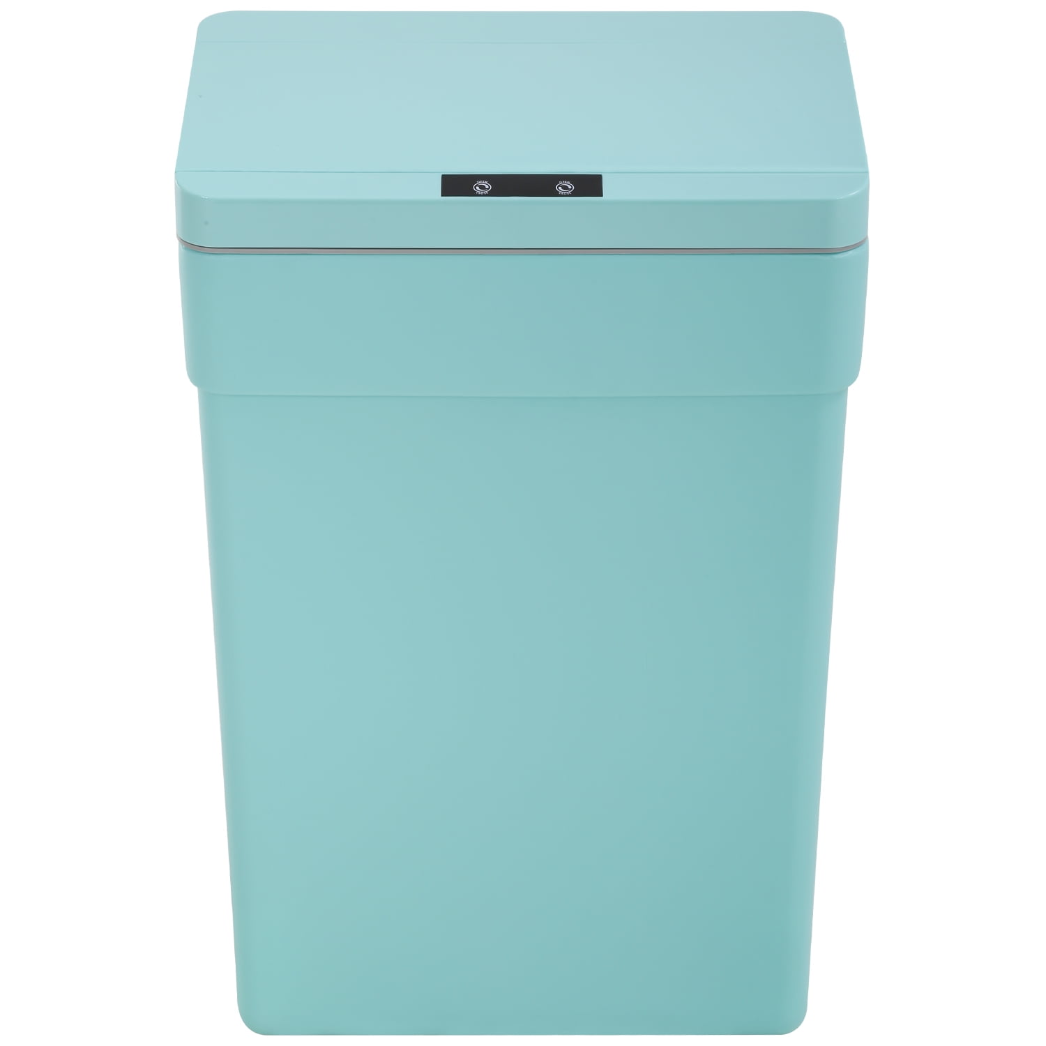 PRINxy Transparent Plastic Trash Cans Small Trash Can Wastebasket With  Flip-Top Lid For Bathroom,Bedroom,Kitchen,College Dorm,Office-Clear Blue 