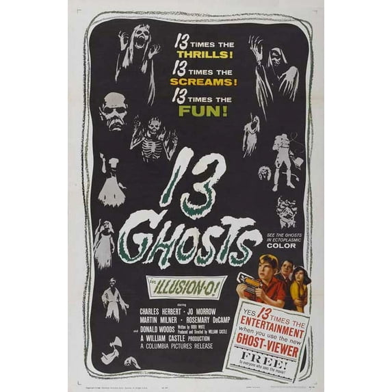 13 Ghosts Movie POSTER 27" x 40" Style B