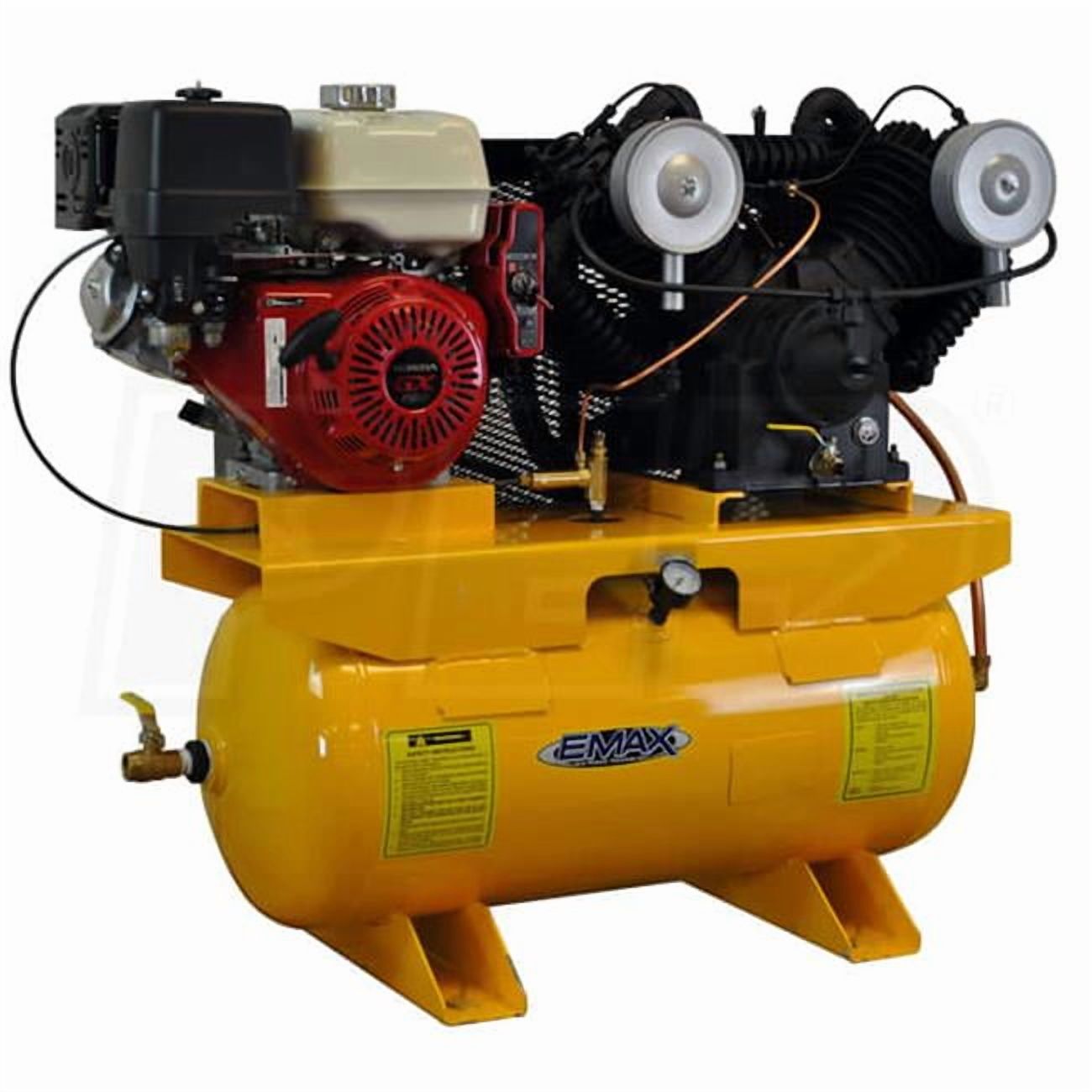 13 HP 30 gal Two Stage 4 Cylinder Truck Mount Air Compressor with Electric Start Honda Engine