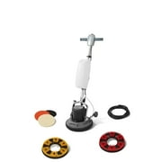 13 Heavy-duty Multi-Functional Floor Buffer Polisher Machine with a Set of 3 Scouring Pads