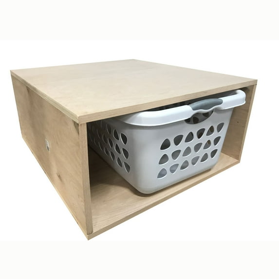 13" Hight Plywood Laundry pedestal without Drawer - Choose your Size - 30W x 24L