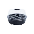 thumbnail image 1 of 13-Hole Round Seeded Box with Adjustable Vent Lid, Reusable Plastic Seed Cultivation Tray for Indoor & Outdoor Plant Germination, 1 of 5