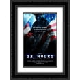 thumbnail image 1 of 13 Hours : The Secret Soldiers of Benghazi 18x24 Black Ornate Wood Framed Movie Poster with Double Matting, 1 of 2