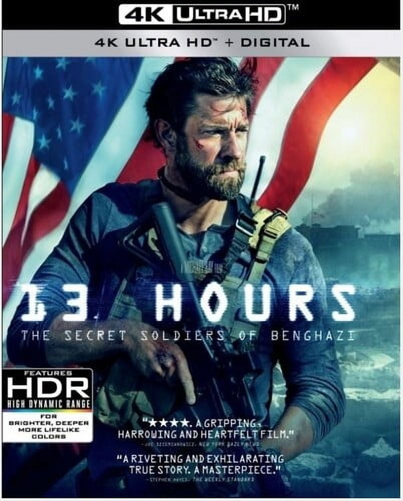 13 Hours: The Secret Soldiers of Benghazi (4K Ultra HD + Digital Copy) Paramount, Action & Adventure