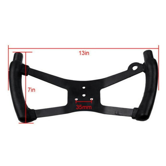 13 INCH Black Go Kart Steering Wheel Racing Driving Handle Butterfly H Style USA