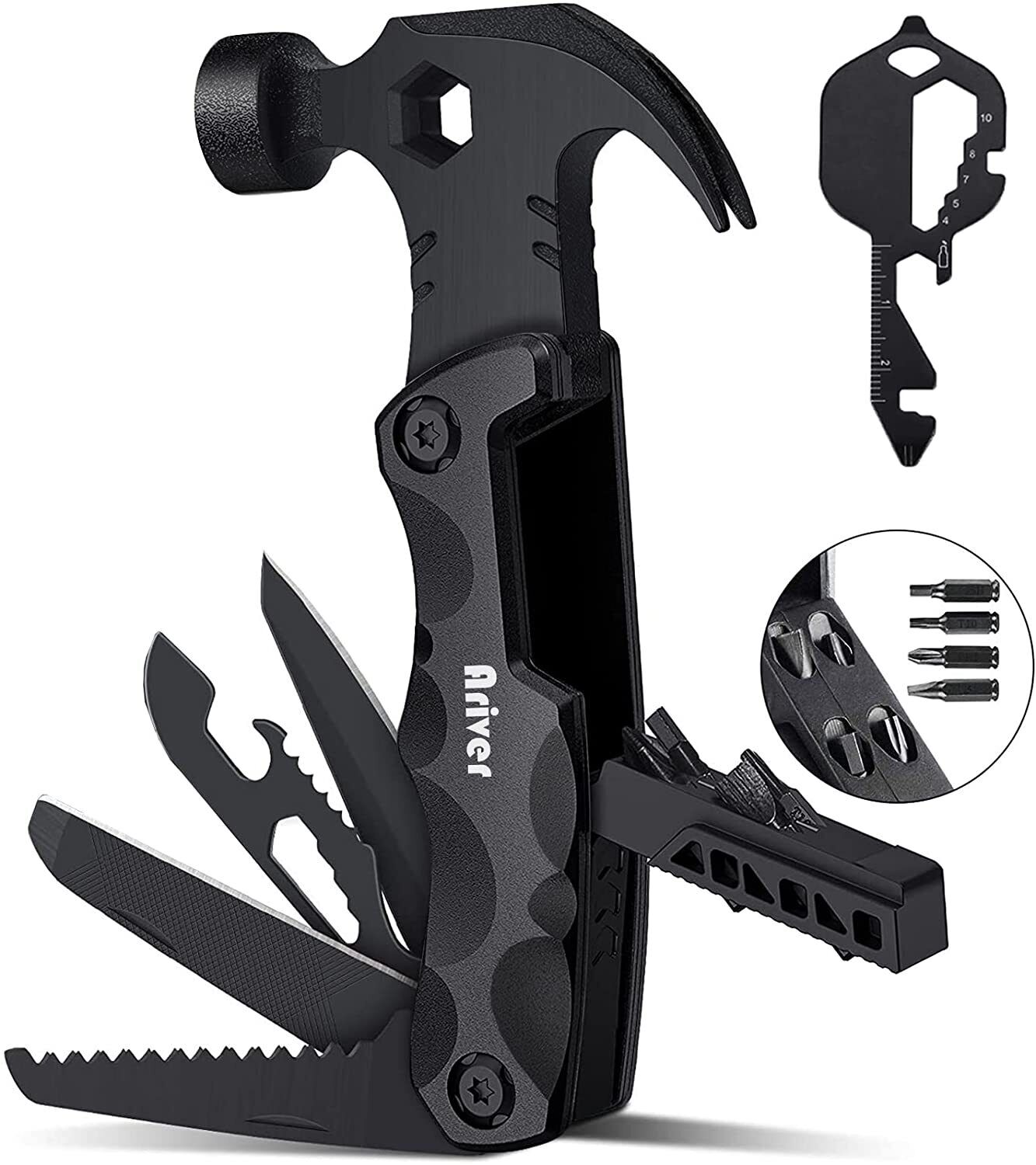 13 In 1 Multi Tool Outdoor Camping Hammer Metal Handle Survival