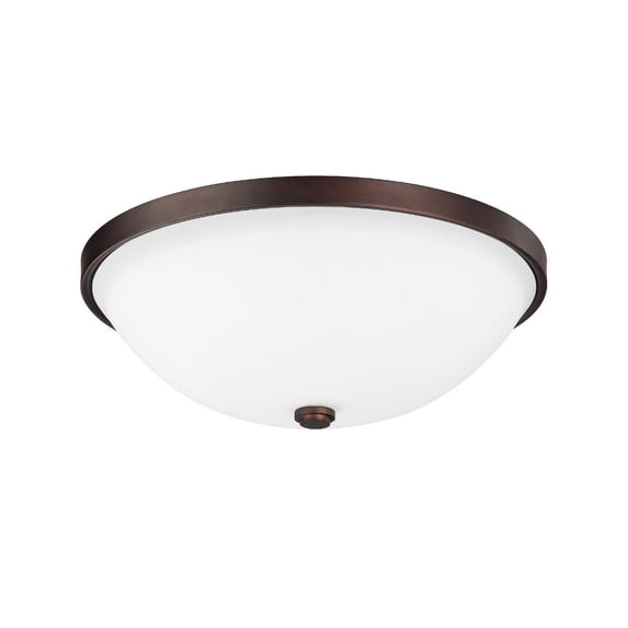 13 Inch 2 Light Flush Mount In Modern Style 13 High By 4.5 Wide-Burnished Bronze Finish Capital Lighting 2323Bb-Sw
