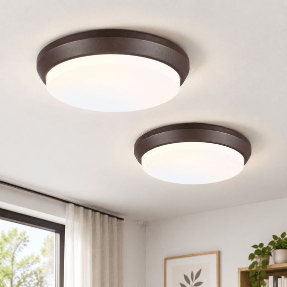 13 Inch 5cct Flush Mount Ceiling Light Fixtures 36w 4000lm Led Lights ...