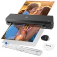 thumbnail image 1 of 13 Inch A3 Laminator Machine, 7 in 1 Desktop Thermal Laminator, Never Jam with 40 Laminating Pouches, Paper Trimmer and Corner Rounder, Fast Warm-Up, Home Office School Use, Black, 1 of 4