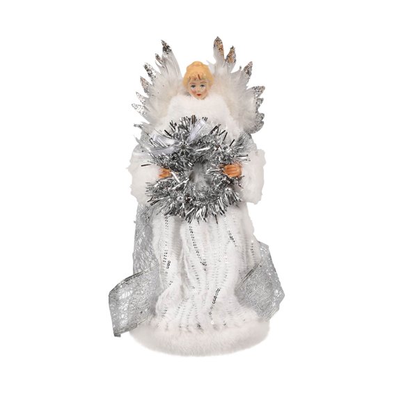13 Inch Angel Doll Christmas Tree Topper, Tree Topper Doll Ornaments， Christmas Tree Top Decoration