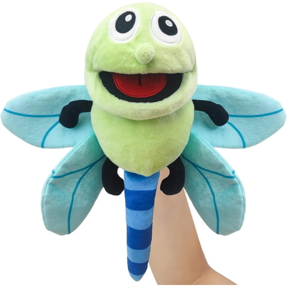 13 Inch Beetle Realistic Insect Hand Puppet, Controllable Open Mouth, Kindergarten Story Time Accessory & All-Occasion Kids Present