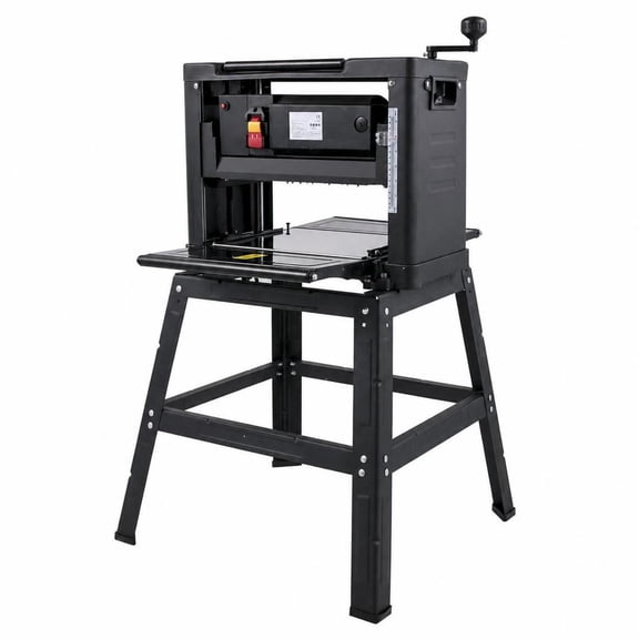 13-Inch Benchtop Thickness Planer with Foldable Stand, 15 Amp 2000W Motor 8000 Rpm, 236 Inch/Min Wood Planer Machine