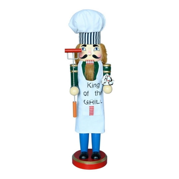 13 Inch Christmas Nutcracker Soldier Nutcracker Wooden Nutcracker Soldier Festive Collectible Nutcracker Figures Toy Christmas Decorations Doll Ornament for Outdoor Party Xmas Gifts