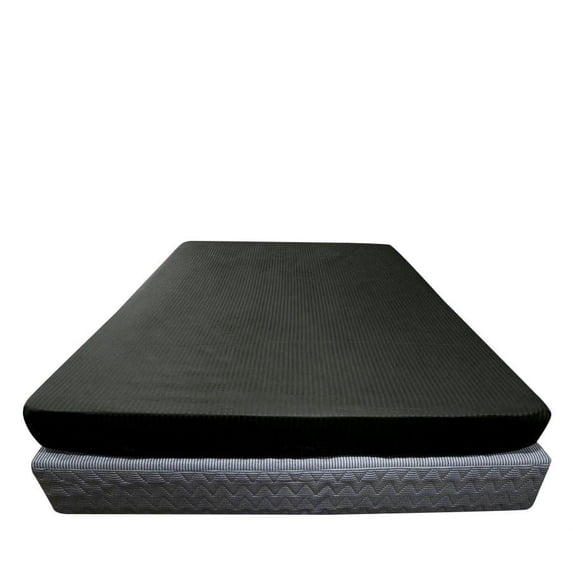 13 Inch Extra Deep Fitted Sheet/Bottom Sheet (Cal King, Stripe Black) - 1800 Series Brushed Microfiber - Deep Pocket Fitted Sheet by The Great American Store
