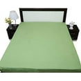 thumbnail image 1 of 13 Inch Extra Deep Fitted Sheet/Bottom Sheet (King, Stripe Sage) - 1800 Series Brushed Microfiber - Deep Pocket Fitted Sheet by The Great American Store, 1 of 4