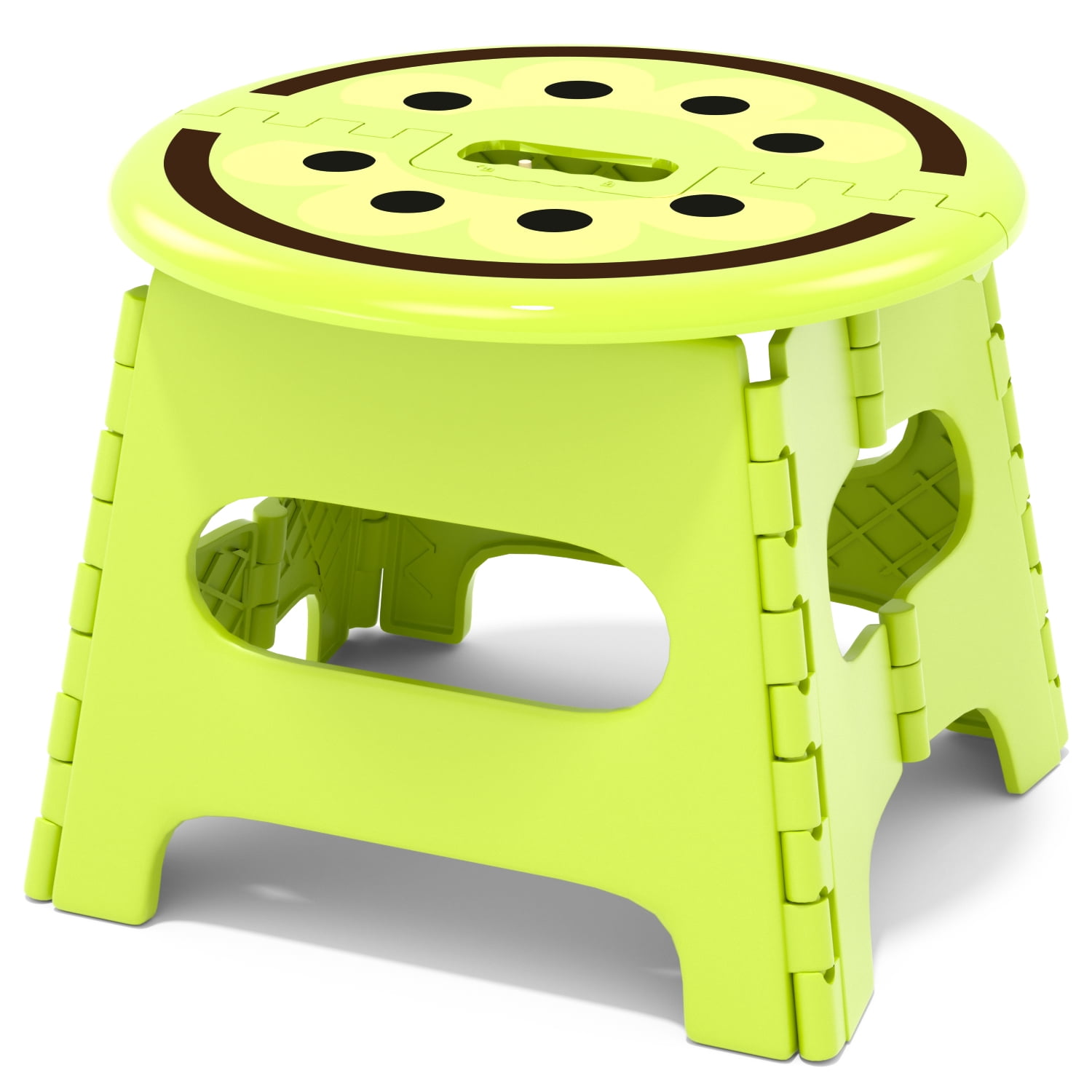 13 Inch Folding Step Stool for Adults Holds Up to 300 lbs, Durable ...