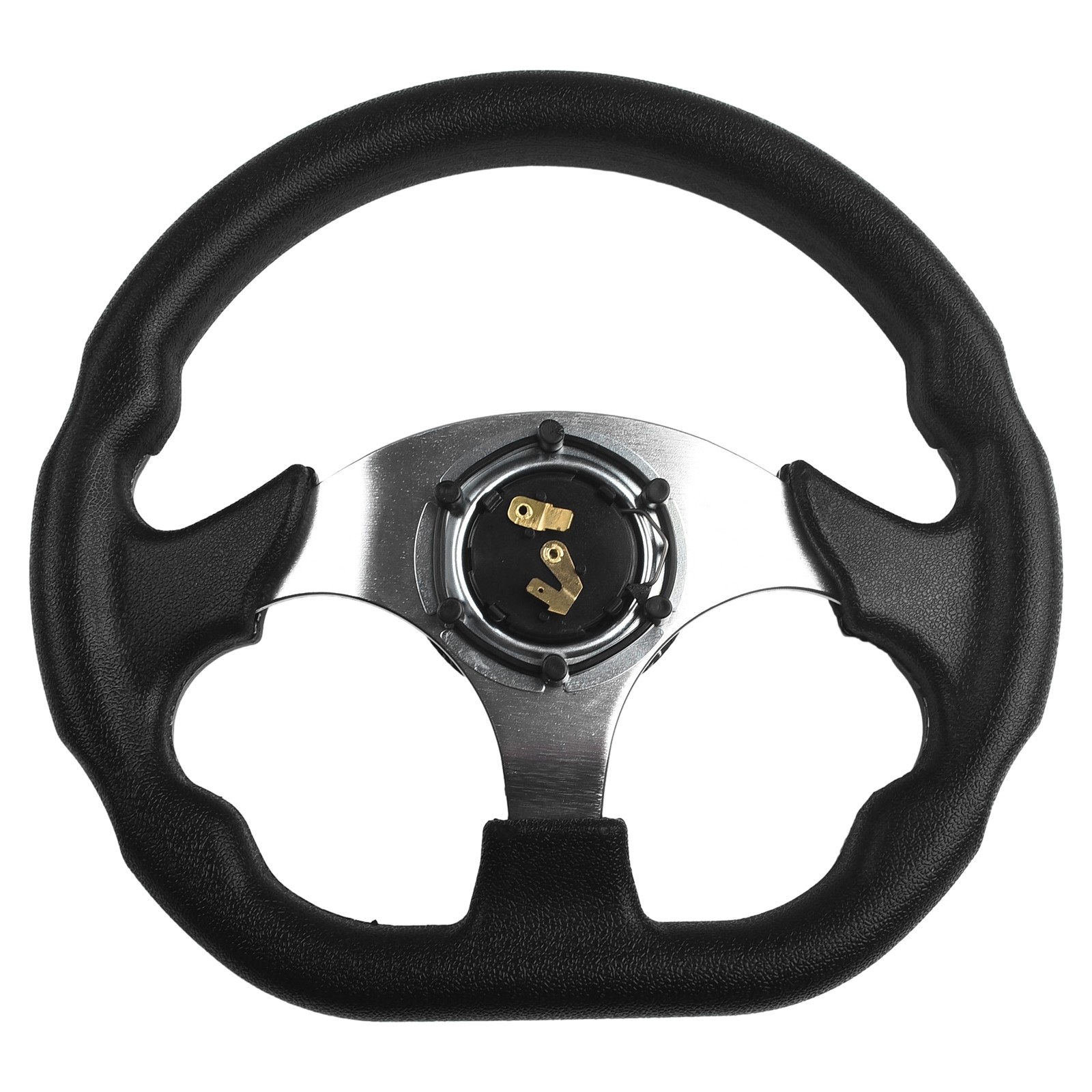 13 Inch Golf Steering Wheel Aluminum +Carbon Fiber Sports Style For