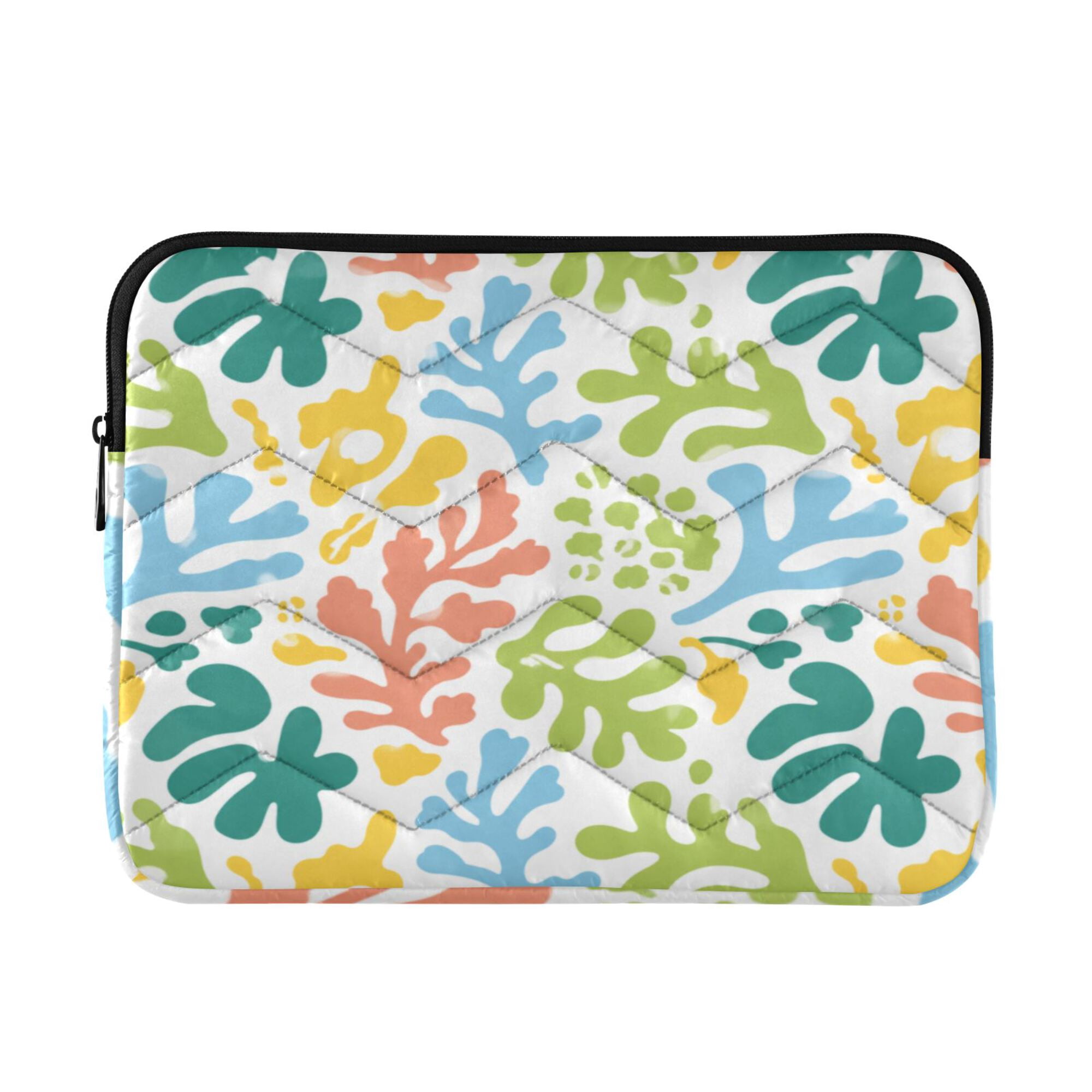 13 Inch Laptop Bag Briefcase Abstract Marine Botanical Pattern ...