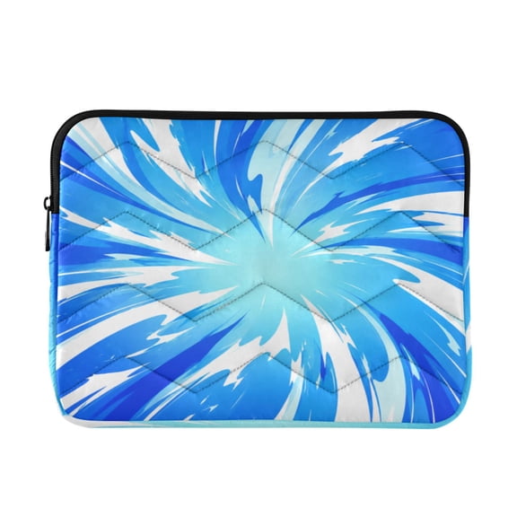 13 Inch Laptop Bag Briefcase Blue Swirl Motion Protective Computer Sleeve Carrying Case for Work Travel School