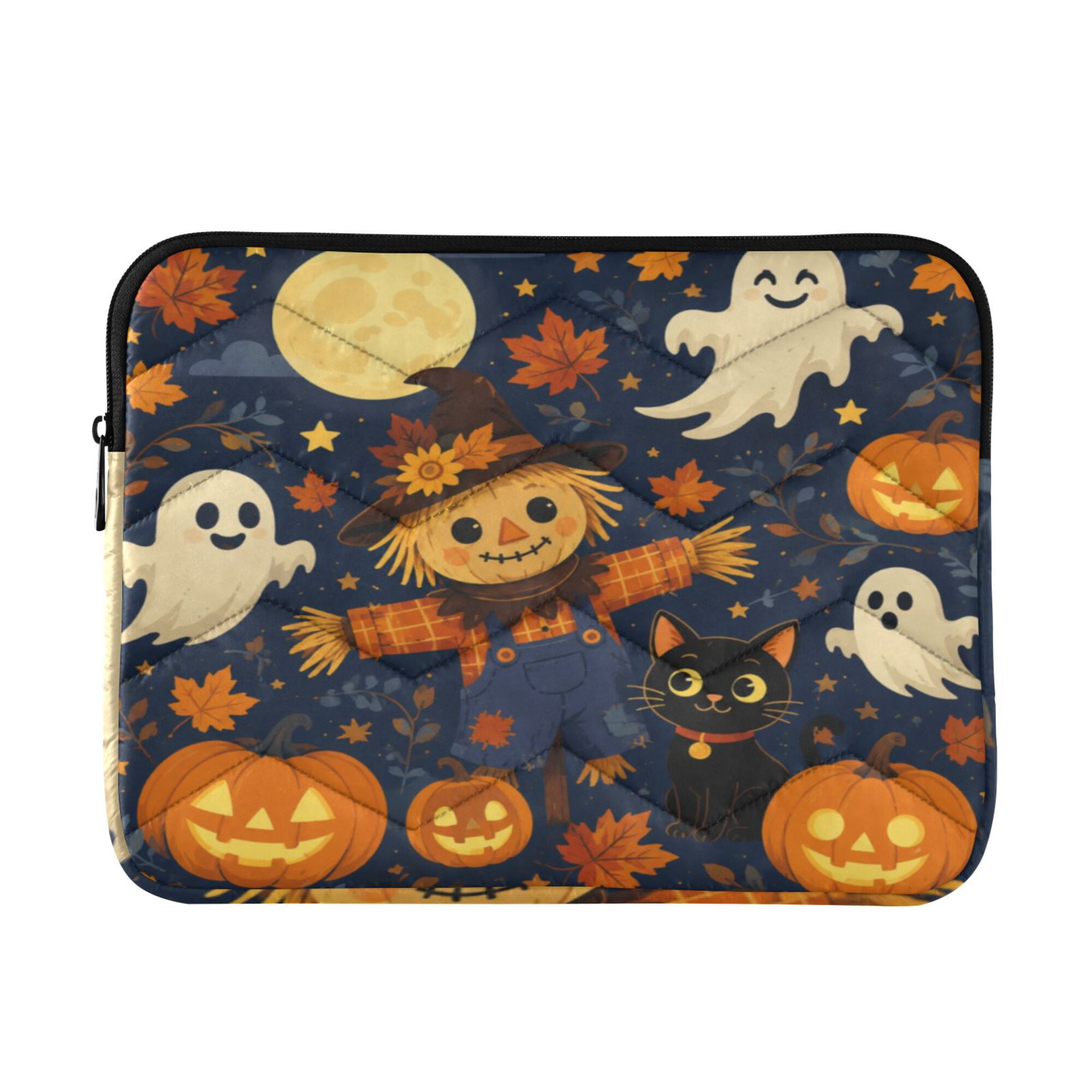 13 Inch Laptop Bag Briefcase Festive Halloween Scarecrow Protective ...