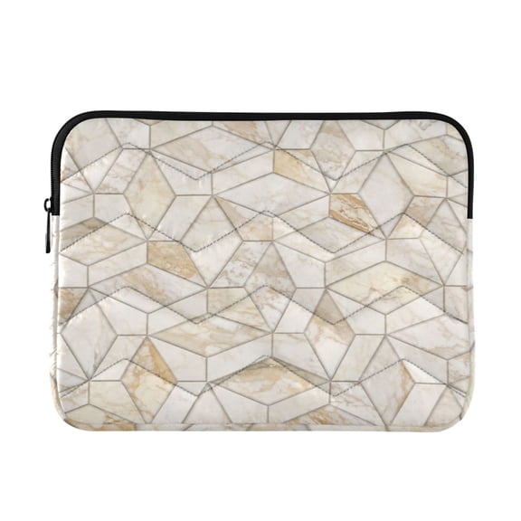 13 Inch Laptop Bag Briefcase Luxury Marble Tiles Protective Computer Sleeve Carrying Case for Work Travel School