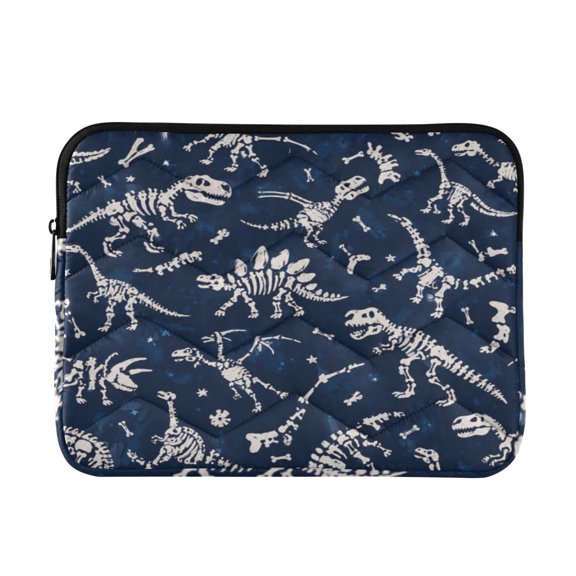 13 Inch Laptop Bag Briefcase Retro Dinosaur Skeleton Pattern Protective Computer Sleeve Carrying Case for Work Travel School