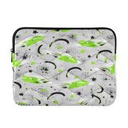 13 Inch Laptop Bag Briefcase Space Rocket Star Pattern Protective Computer Sleeve Carrying Case for Work Travel School